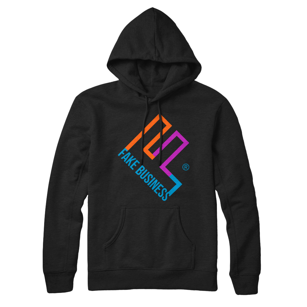 Fake Business Pullover Hoodie - Black – Tim Dillon